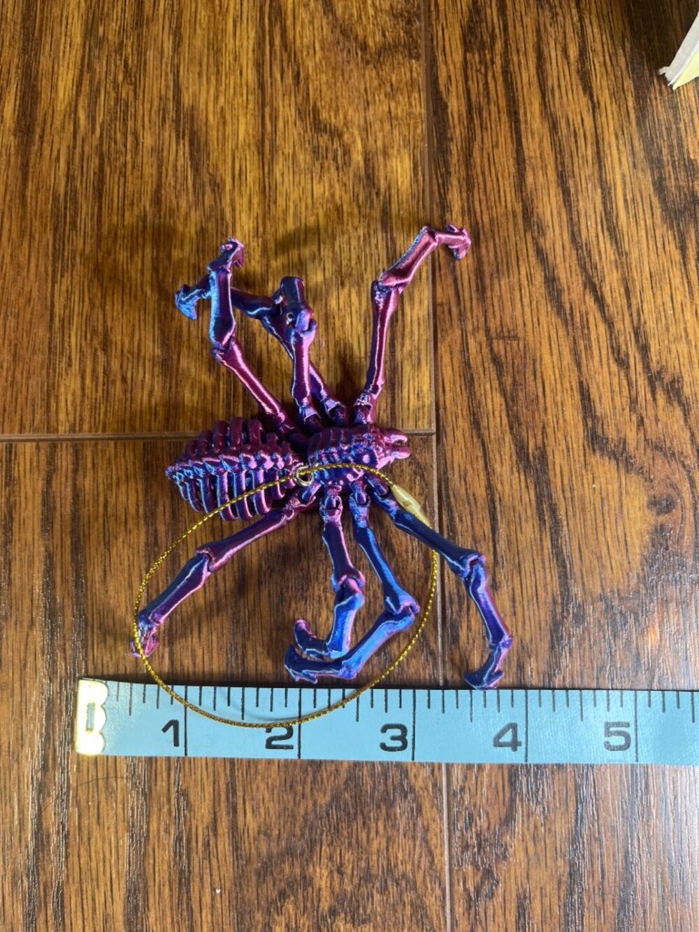 Purple & Blue Tarantula Spider Christmas Tree Ornaments Unusual Christmas Sb - Picture 8 of 8